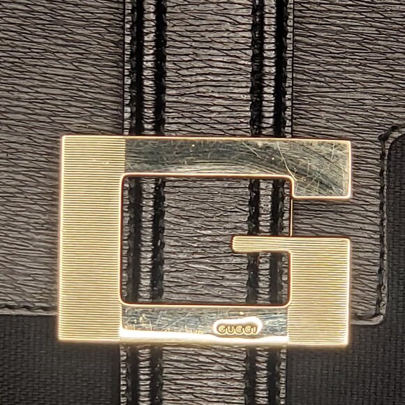 Gucci Canvas bag (with double G lining) - Picture 4 of 16